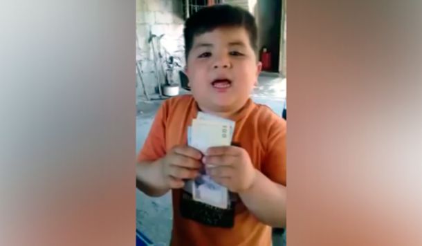 El gesto de Armani con un nene tucumano que no quería la camiseta de River