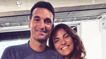 Scaloni y su hermana