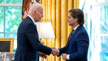 Los presidentes Luis Lacalle Pou y Joe Biden se reunieron dos veces en año pasado. Los presidentes Luis Lacalle Pou y Joe Biden se reunieron dos veces en año pasado.