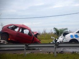 Choque en Uruguay: los ladrones habían robado dos cajas vacías Choque en Uruguay: los ladrones habían robado dos cajas vacías