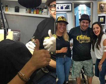 Rocío Oliva y Jana Maradona se tatuaron juntas
