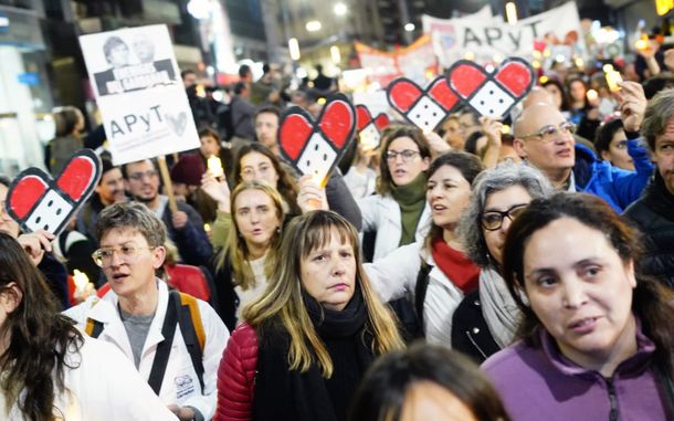 El Garrahan volvió a salir a la calle ante el riesgo que corre el funcionamiento del hospital
