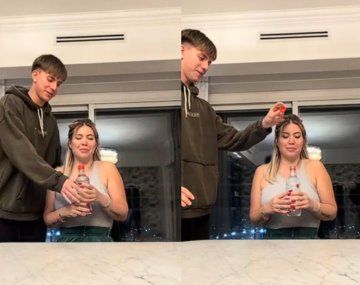 Broma de Valentino López a su mamá Wanda Nara.