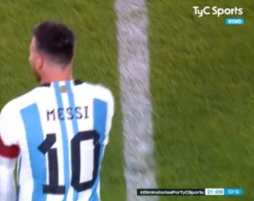 El ingreso de Messi y la ovación del Monumental