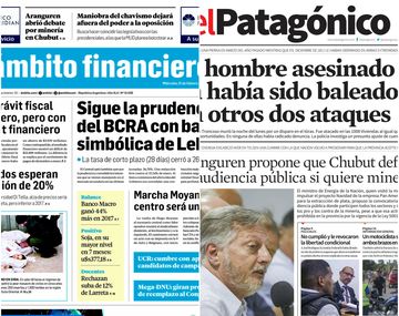 Tapas de diarios del miércoles 21 de febrero de 2018