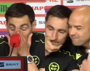 Tensión con Real Madrid: el árbitro de la final de la Copa del Rey rompió en llanto