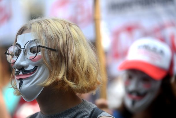 Máscaras de V de Vendetta