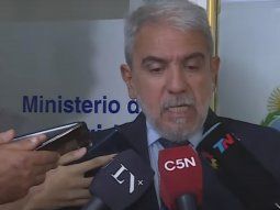 Aníbal Fernández habló de la amenaza narco a Messi