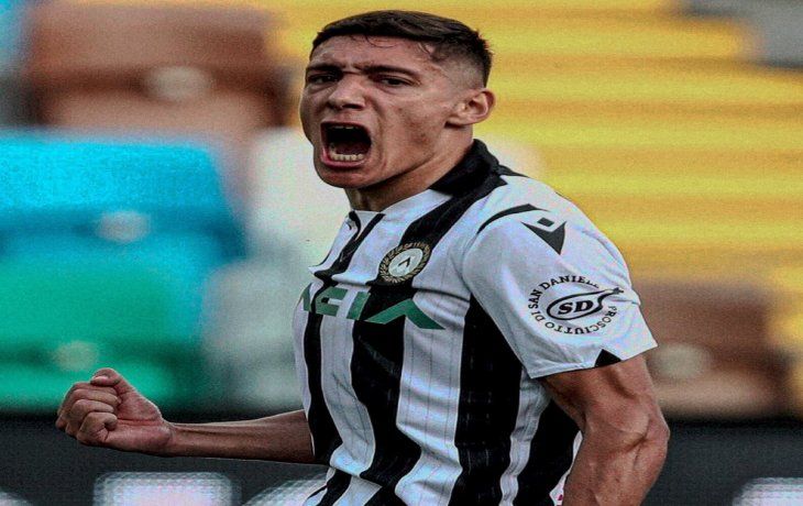El golazo agónico de Nahuel Molina para la victoria de Udinese