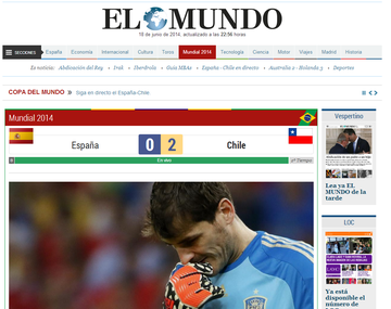 Los medios españoles hablan del fracaso de su selección