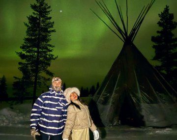 María Becerra y J Rei cumplieron un sueño en Finlandia: vivieron las auroras boreales