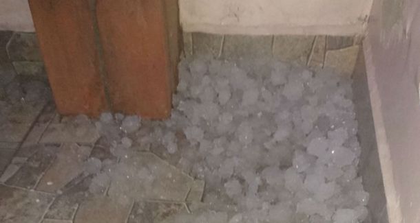 Cayó granizo en Moreno, Paso del Rey y Merlo