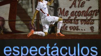 Ignacio Pussetto celebrando el gol de la victoria Ignacio Pussetto celebrando el gol de la victoria