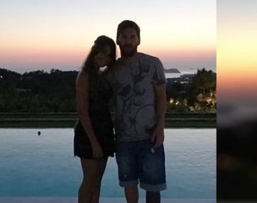 Antonella mostró fotos de las vacaciones con Messi y sus hijos