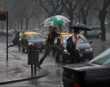 Tormentas y lluvias en Buenos Aires.