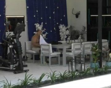 Ariel se desnudó en los sillones del patio de la casa: la reacción de Alfa