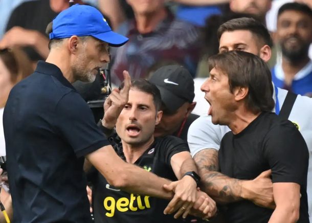 Thomas Tuchel y Antonio Conte protagonizaron un cruce caliente al final del partido entre Chelsea y Tottenham.&nbsp;