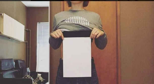 Un peligroso viral que incita a la anorexia: ¿sos más flaca que una hoja A4?