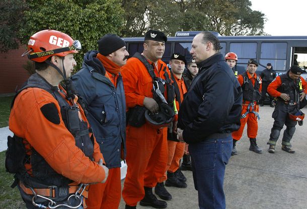Berni recibió a los rescatistas: La misión ha sido cumplida
