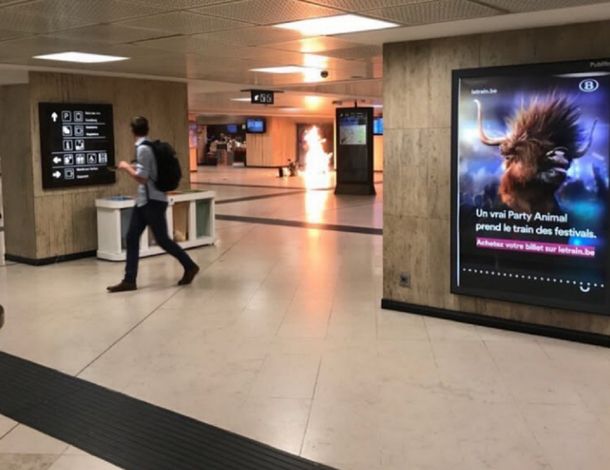 Un terrorista fue abatido en la estación de trenes de Bruselas