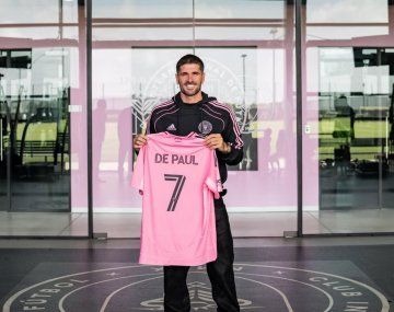 Por qué De Paul todavía no puede entrenar con Messi en Inter Miami