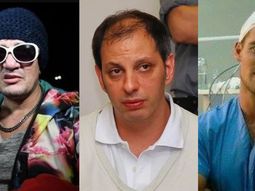 Cristian El Pity Álvarez, Eduardo Vázquez, ex baterista de Callejeros y el anestesista Gerardo Billiris 