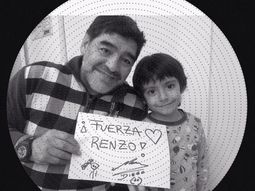 Maradona le mandó un mensaje muy especial a Renzo