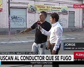 Quilmes: atropelló a un repartidor de pizza