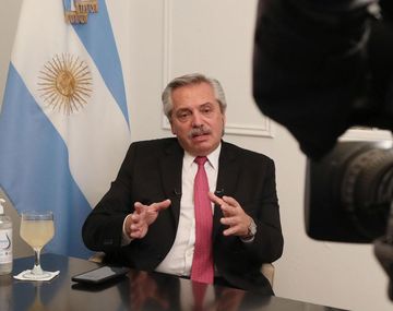 El presidente de la Nación, Alberto Fernández