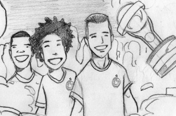 El dibujo de la tragedia de Chapecoense