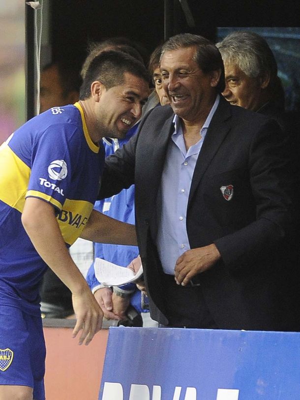 El gesto de Ramón Díaz hacia Román: Que no sea tu último Superclásico