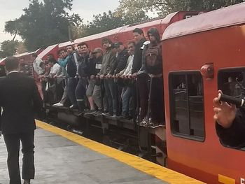 Así se viajó en el Belgrano Norte este lunes antes de la suspensión