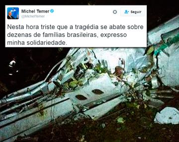 Brasil decretó tres días de luto por el accidente aéreo de Chapecoense
