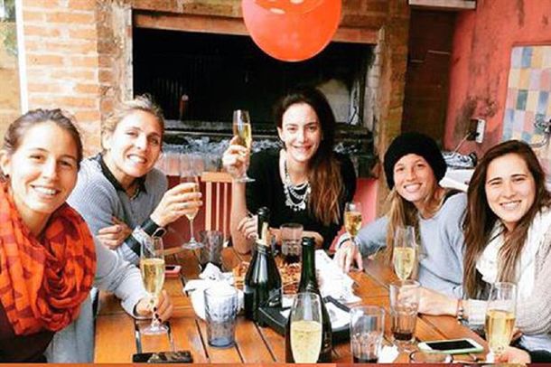 Lucha Aymar hizo un asado para el cumpleaños de Delfina Merino