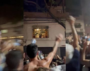Los festejos en Rosario y el canto a la abuela de Messi