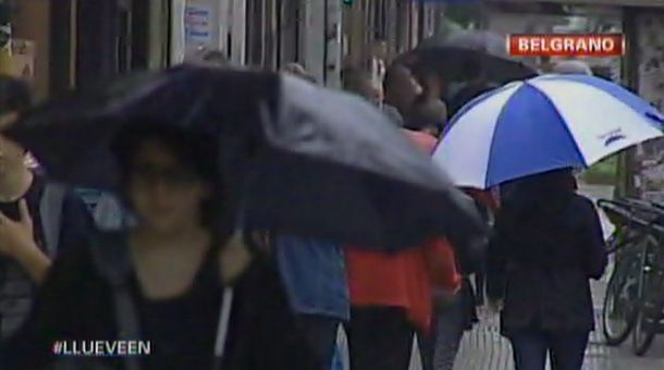 La lluvia se hace sentir en la zona norte del área metropolitana