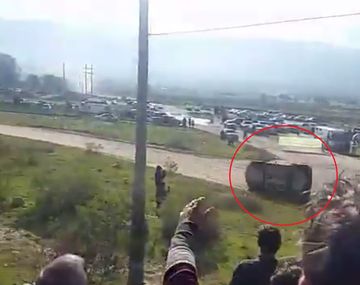Terrible accidente de Nalbandián en el Rally