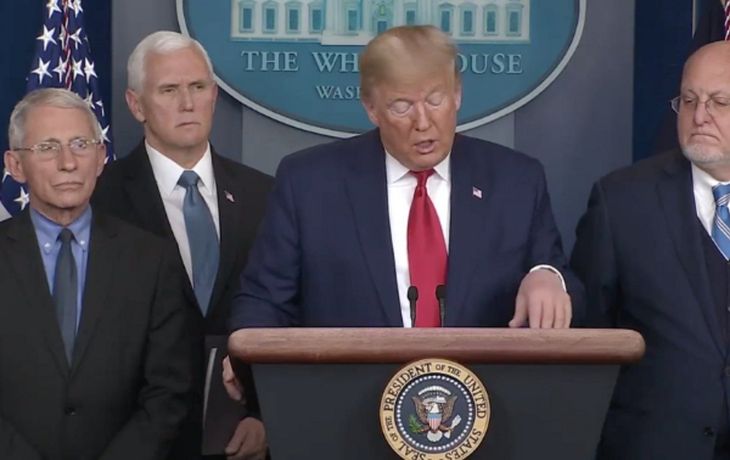 Trump confirmó la primera muerte por coronavirus en Estados Unidos