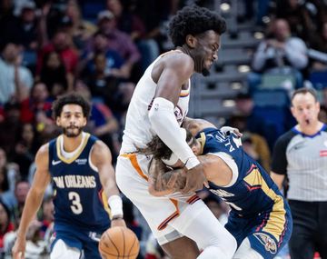 Insólito cruce en la NBA: a los golpes en un partido entre Pelicans y Suns