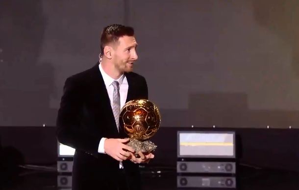 Lionel Messi ganó su sexto Balón de Oro