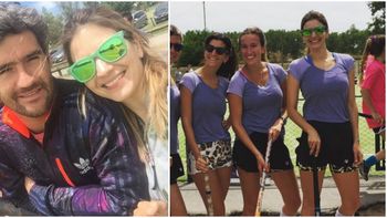 kloosterboer arranco hockey: foto con sus companeras y guino a su marido kloosterboer arranco hockey: foto con sus companeras y guino a su marido