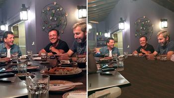 La cena con y sin sushi de Massa y Frigerio La cena con y sin sushi de Massa y Frigerio