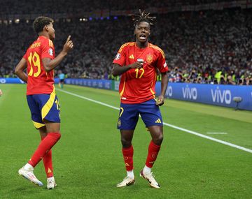 El golazo de Nico Williams para el 1-0 de España ante Inglaterra