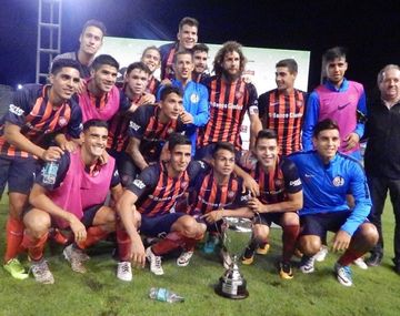 El festejo de San Lorenzo con la Copa de Verano 2018
