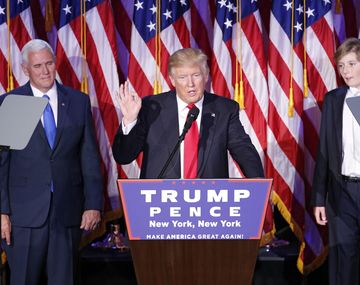 Trump es el presidente número 45 de Estados Unidos