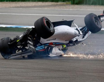 Los videos y las imágenes del terrible accidente en la F1