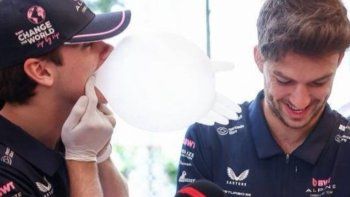 Video: el divertido momento entre Colapinto y Gasly en la previa del GP de Azerbaiyán