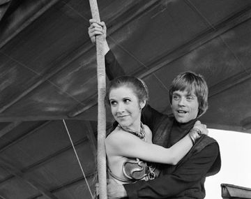 Princesa Leia y Luke Skywalker