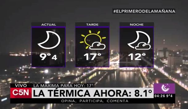 El frío que congeló el fin de semana comienza a irse este lunes
