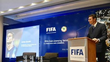 Zanetti asumió en la FIFA - Crédito: @javierzanetti Zanetti asumió en la FIFA - Crédito: @javierzanetti